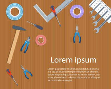 Ahşap üzerine çalışma araçları