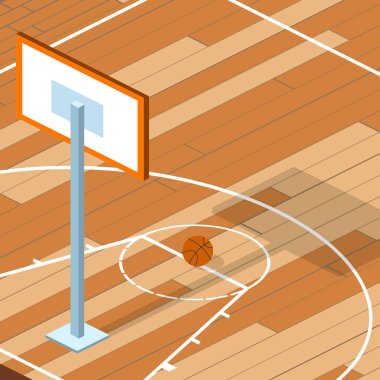 Basketbol topu alanıyla