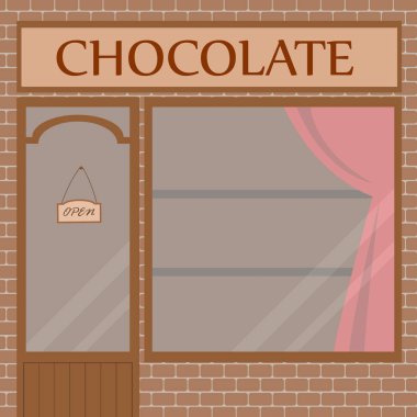 Çikolata mağazası cephe
