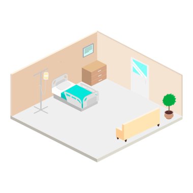 Boş Hastane koğuşunda iç