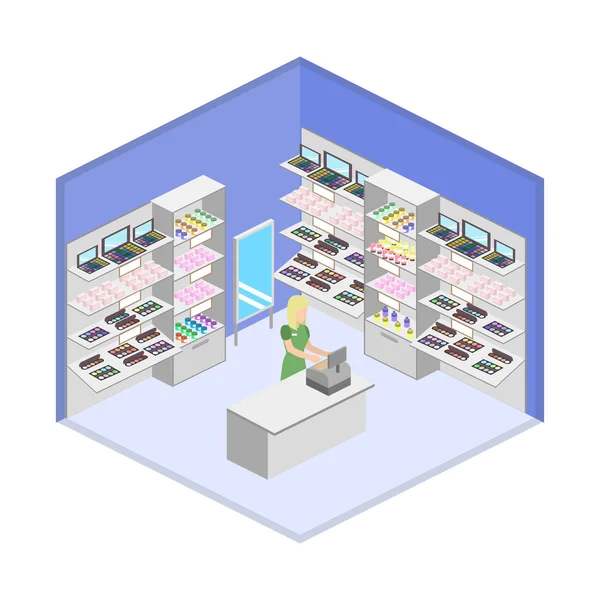 Kozmetik Dükkanı iç satış müdürü ile