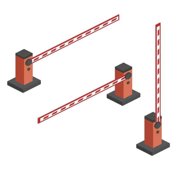 Conjunto de ícones de barreiras — Vetor de Stock