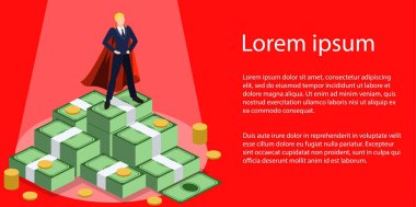 Çok para üzerinde gizli duran adam