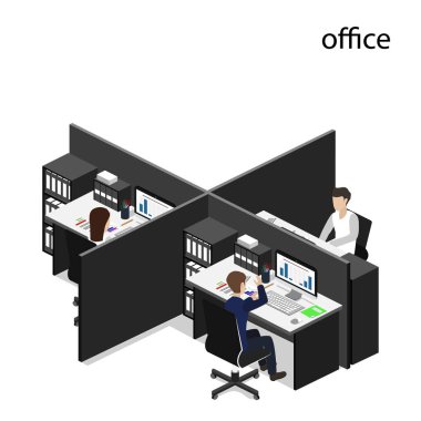 Ofis iç işçiler ile 