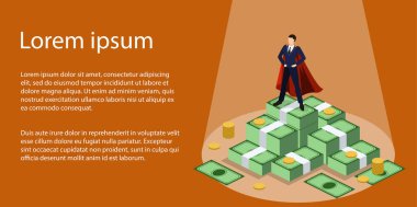 Çok para üzerinde gizli duran adam