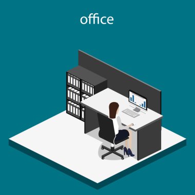 Ofis iç işçi ile