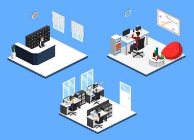 Office bölümü işyerleri ile
