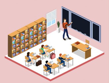 Okul öğrencileri ile iç sınıf