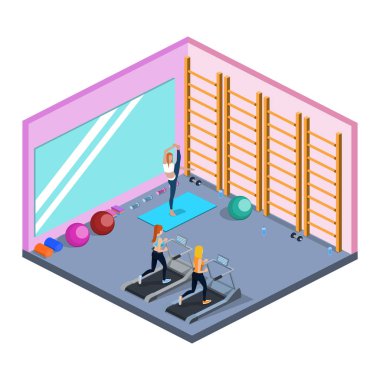 İnsanlar spor yapıyorlar