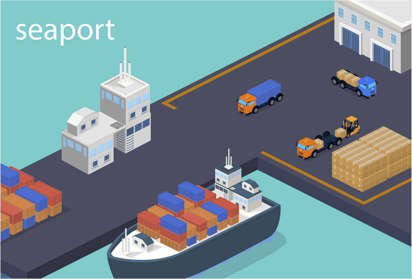 Склад и отгрузка на грузовое судно
