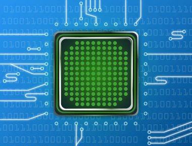 Mikroçip ikili kod veri bağlantısı ve bilgi aktarımı