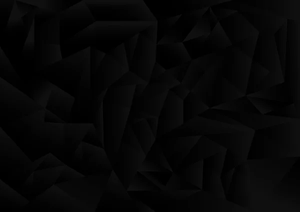 Mnohoúhelník vzor abstraktní pozadí, černý motiv odstín, vektor, ilustrace, kopie prostor pro text — Stockový vektor