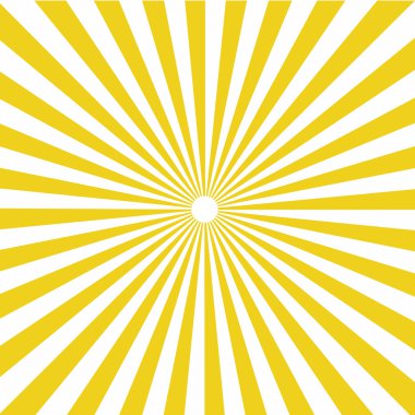 Güneş sunburst desen. vektör çizim