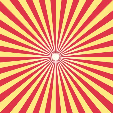 Güneş sunburst desen. vektör çizim