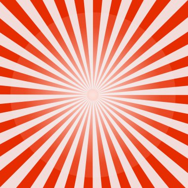 Güneş sunburst desen. vektör çizim