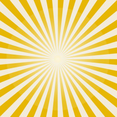 Güneş sunburst desen. vektör çizim