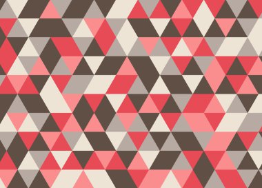 Retro üçgen desen. Vektör çizim. Geometrik soyut 