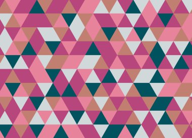 Vektör modern renkli geometri üçgen desen, renk soyut