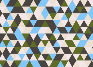 Renkli geometrik üçgen desen. Soyut vektör arka plan.