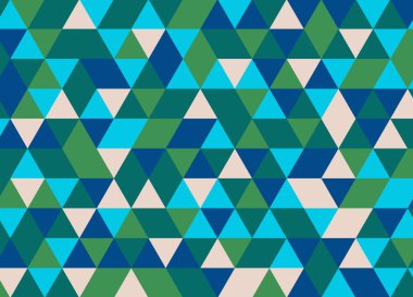 Renkli geometrik üçgen desen. Soyut vektör arka plan.