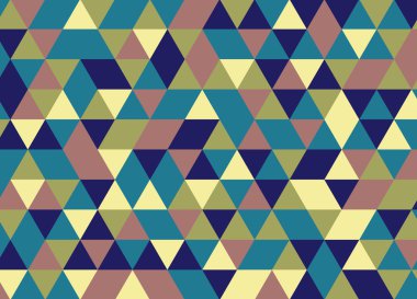 Renkli geometrik üçgen desen. Soyut vektör arka plan.