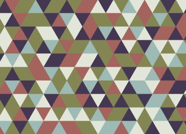Renkli geometrik üçgen desen. Soyut vektör arka plan.