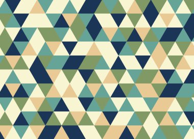 Renkli geometrik üçgen desen. Soyut vektör arka plan.