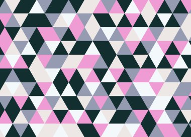 Renkli geometrik üçgen desen. Soyut vektör arka plan.