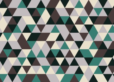 Renkli geometrik üçgen desen. Soyut vektör arka plan.