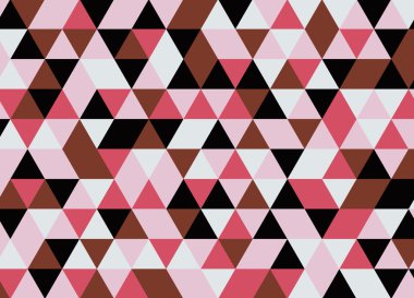 Renkli geometrik üçgen desen. Soyut vektör arka plan.