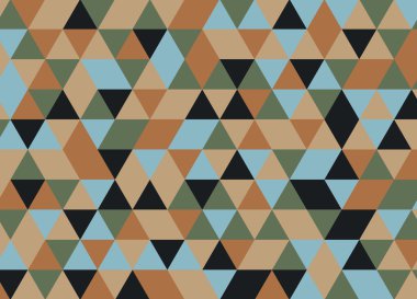 Renkli geometrik üçgen desen. Soyut vektör arka plan.