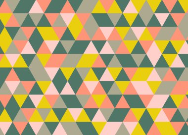 Renkli geometrik üçgen desen. Soyut vektör arka plan.