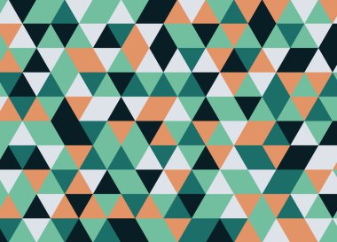 Renkli geometrik üçgen desen. Soyut vektör arka plan.