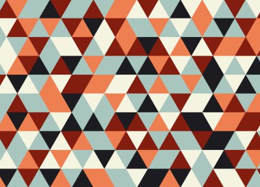 Renkli geometrik üçgen desen. Soyut vektör arka plan.