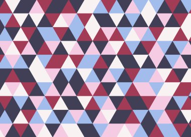 Renkli geometrik üçgen desen. Soyut vektör arka plan.