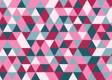 Renkli geometrik üçgen desen. Soyut vektör arka plan.