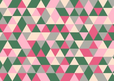 Renkli geometrik üçgen desen. Soyut vektör arka plan.