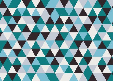 Renkli geometrik üçgen desen. Soyut vektör arka plan.