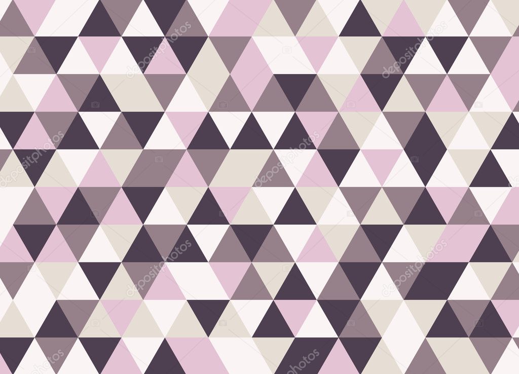 Colorful geometric triangle pattern. Abstract vector background.