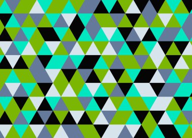 Renkli geometrik üçgen desen. Soyut vektör arka plan.