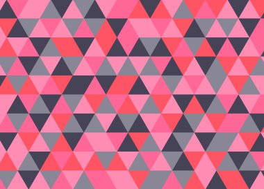 Renkli geometrik üçgen desen. Soyut vektör arka plan.