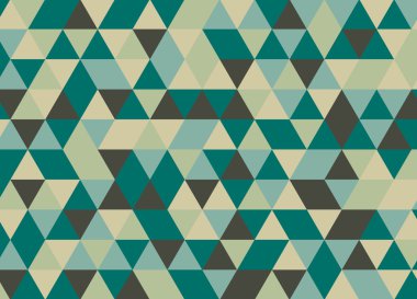 Renkli geometrik üçgen desen. Soyut vektör arka plan.