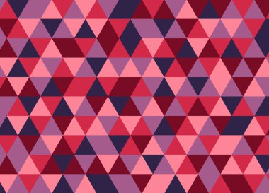 Renkli geometrik üçgen desen. Soyut vektör arka plan.