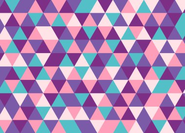 Renkli geometrik üçgen desen. Soyut vektör arka plan.