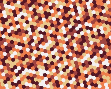 Arka plan altıgen. Vektör çizim.