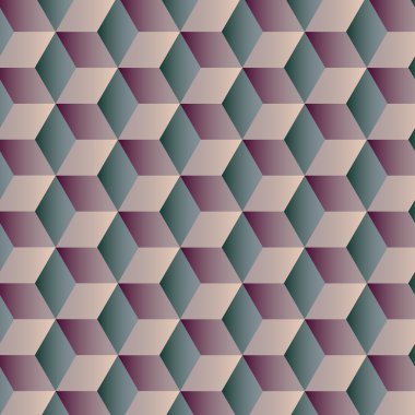 Küpleri ile soyut geometrik arka plan 