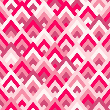 Dikişsiz vektör geometrik rhombus renk desen arka plan