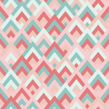 Dikişsiz vektör geometrik rhombus renk desen arka plan