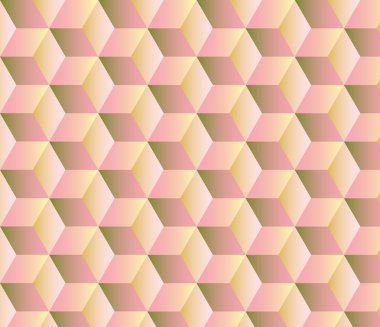 Küpleri ile soyut geometrik arka plan