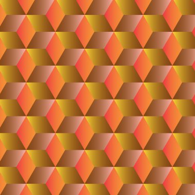 Küpleri ile soyut geometrik arka plan 